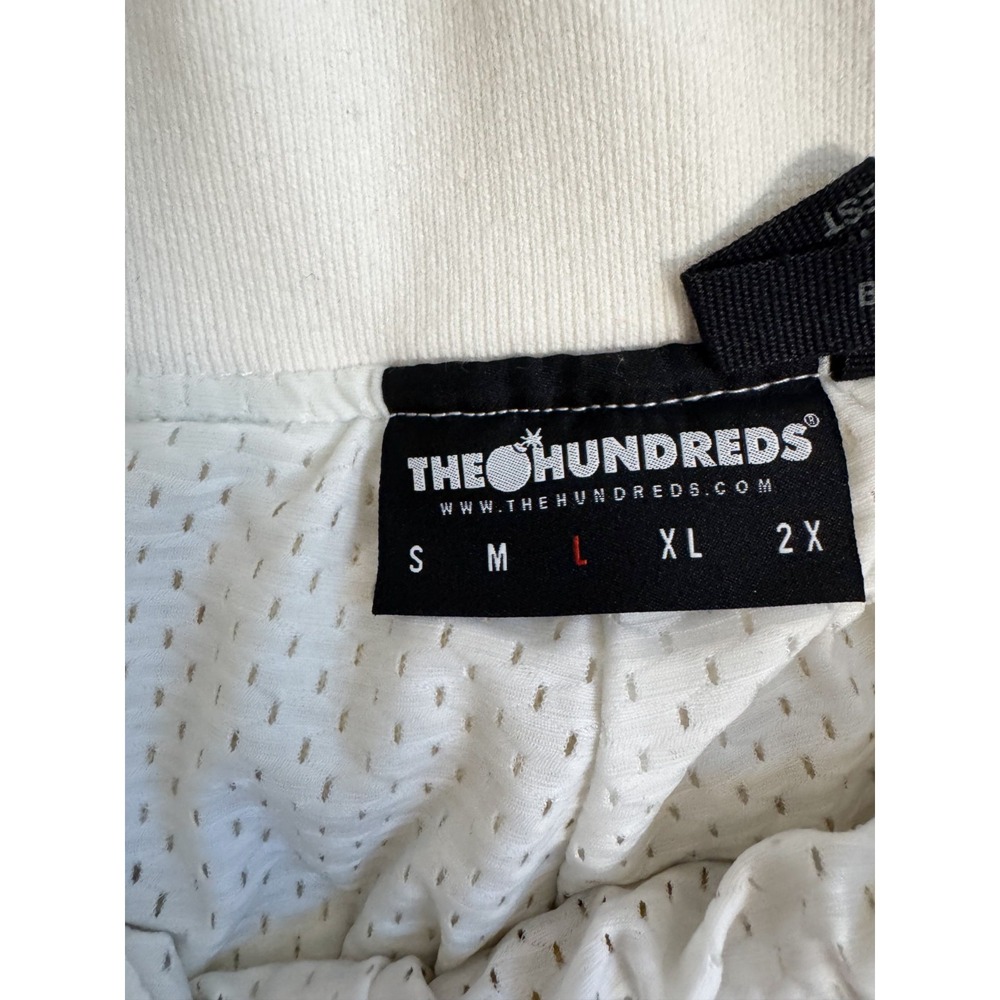 The Hundreds Men's Off White Everest Deep Pile Fleece Shorts Size Large - Picture 6 of 16